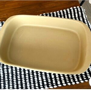 Pampered Chef Family Heritage Stoneware Rectangular Baker Roaster Pan New